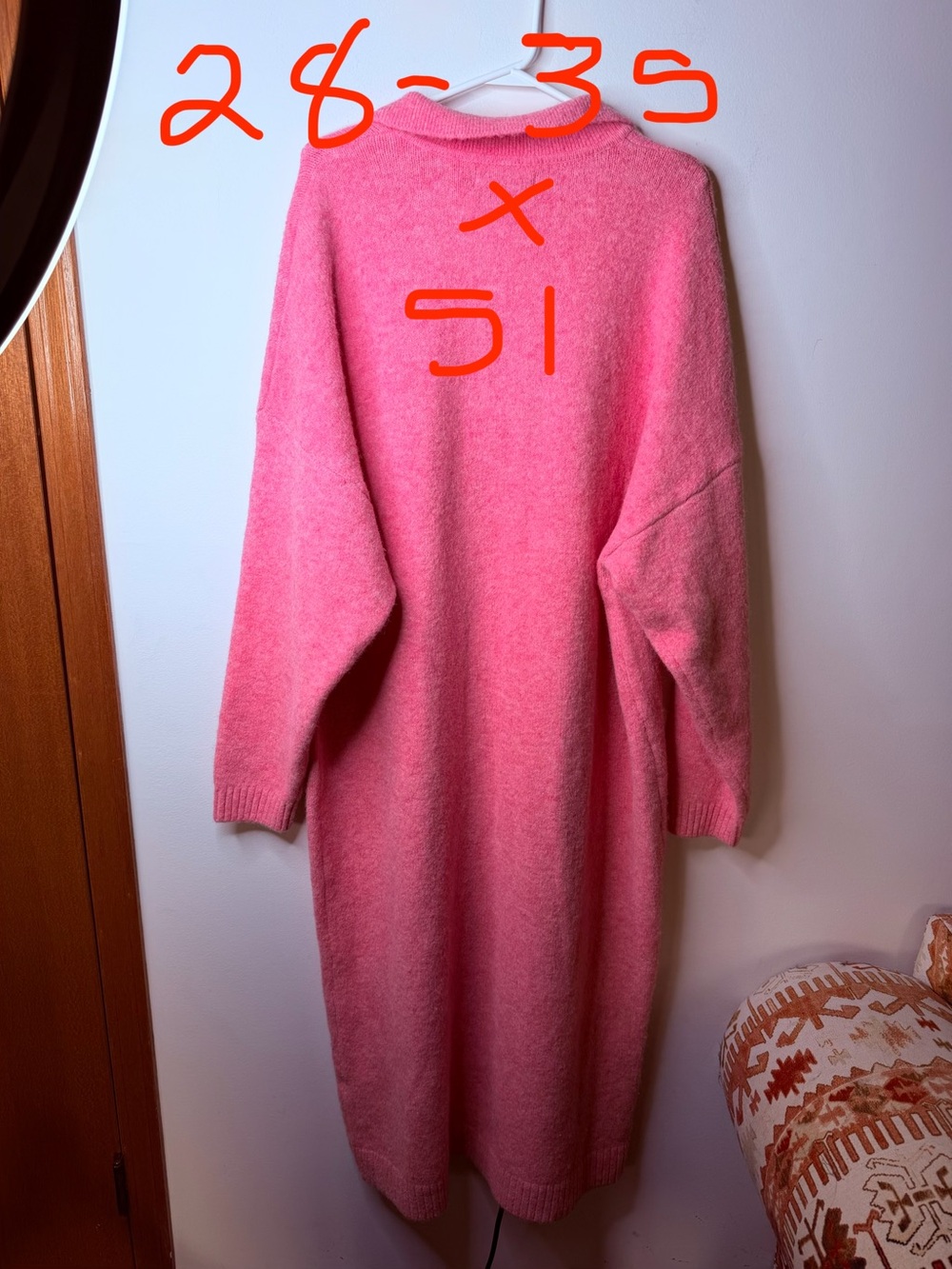 Like new Smash + Tess Florence dress oversized sweater dress XL/ 2XL MSRP $140 - Picture 7 of 9